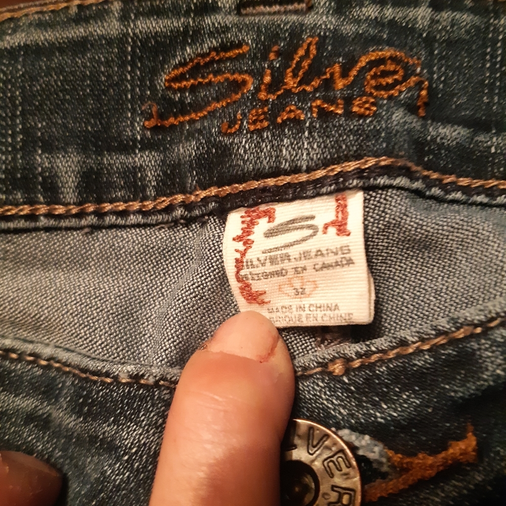Silver jeans